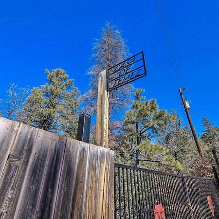 Jemez Springs Cabin With Mtn Views Steps To River! Villa Esterno foto