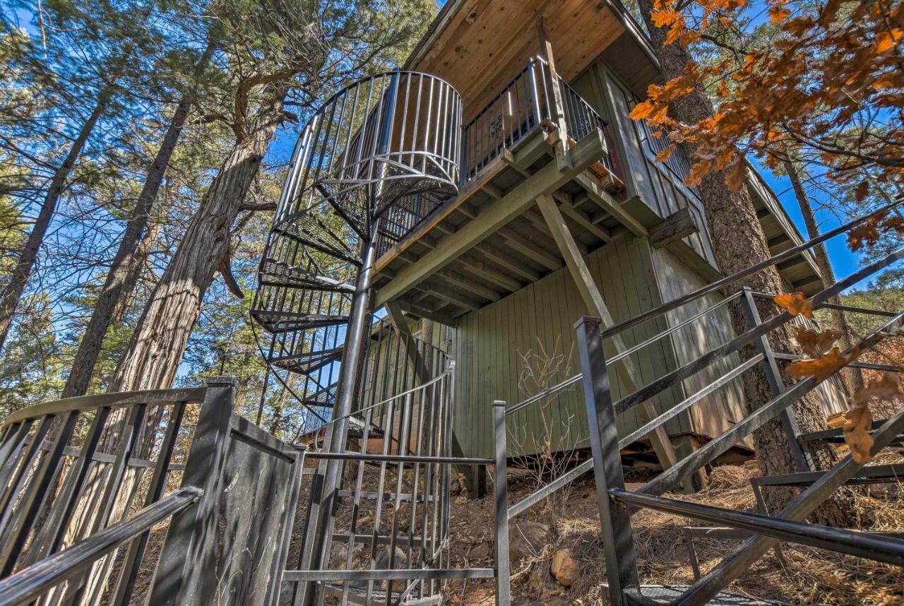 Jemez Springs Cabin With Mtn Views Steps To River! Villa Esterno foto