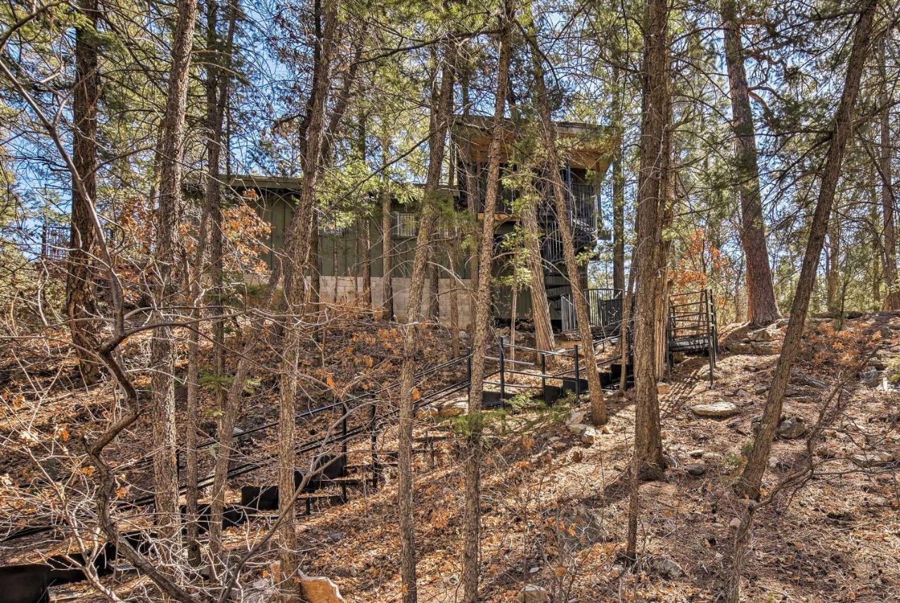 Jemez Springs Cabin With Mtn Views Steps To River! Villa Esterno foto