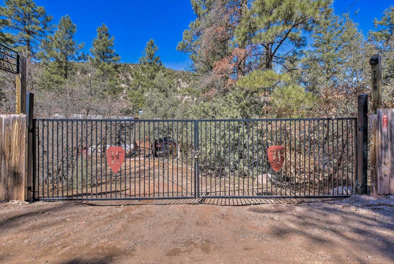 Jemez Springs Cabin With Mtn Views Steps To River! Villa Esterno foto