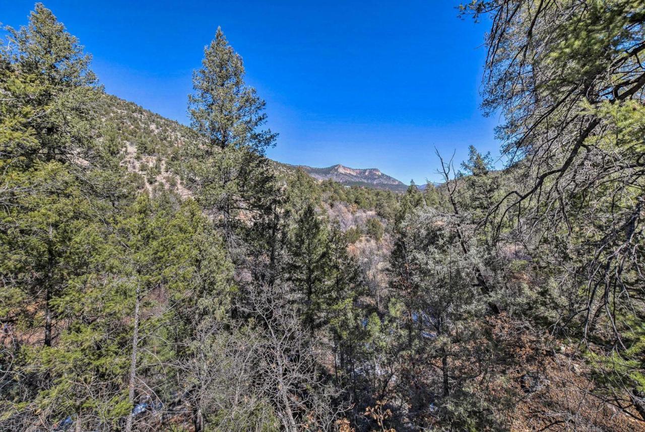 Jemez Springs Cabin With Mtn Views Steps To River! Villa Esterno foto