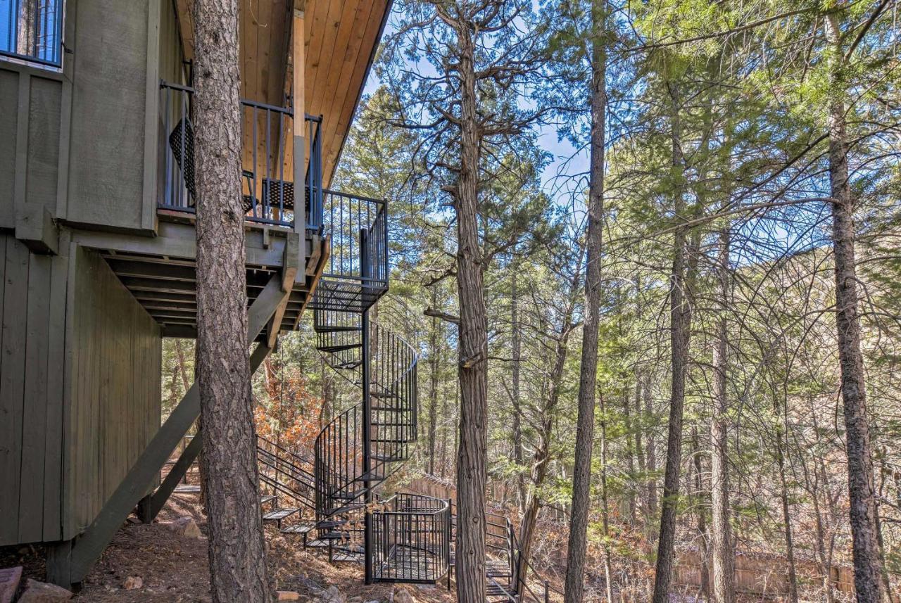 Jemez Springs Cabin With Mtn Views Steps To River! Villa Esterno foto