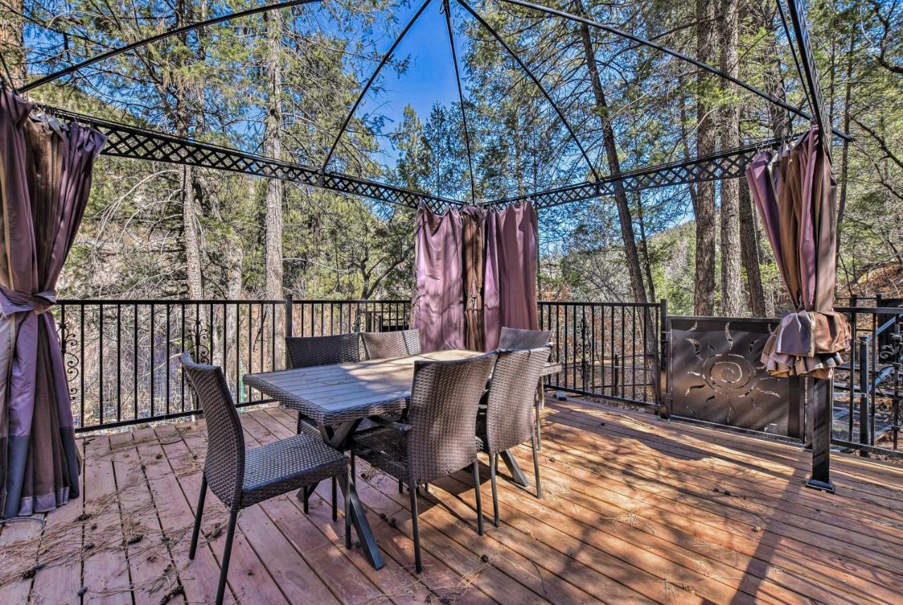 Jemez Springs Cabin With Mtn Views Steps To River! Villa Esterno foto