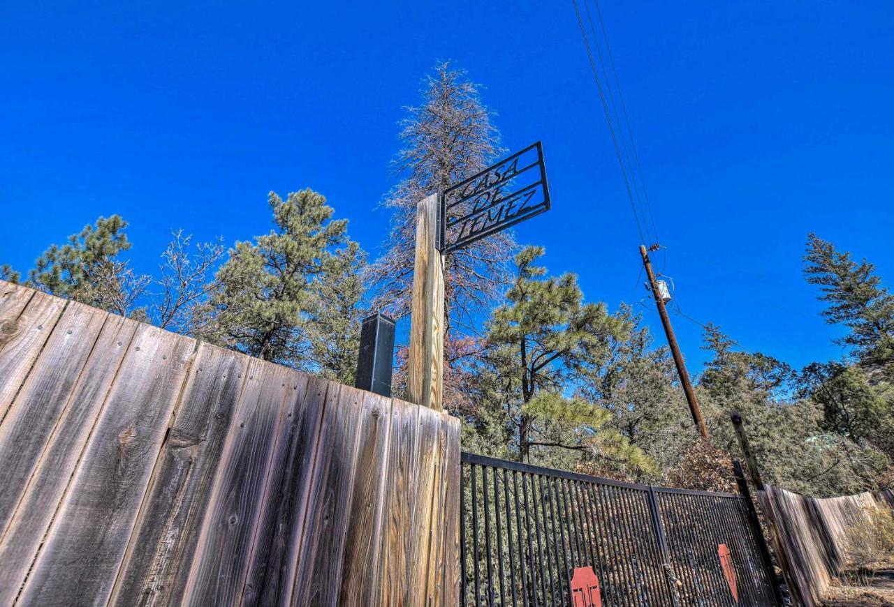 Jemez Springs Cabin With Mtn Views Steps To River! Villa Esterno foto