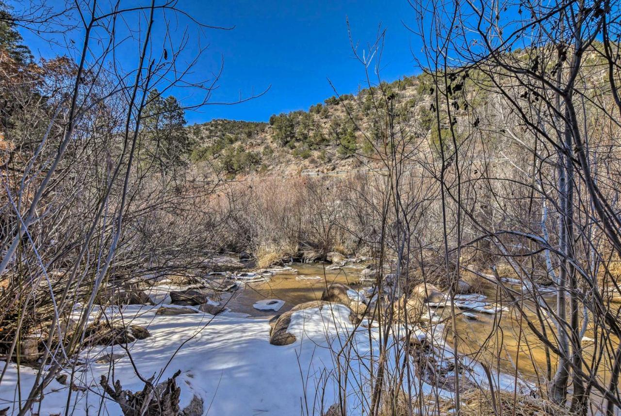 Jemez Springs Cabin With Mtn Views Steps To River! Villa Esterno foto